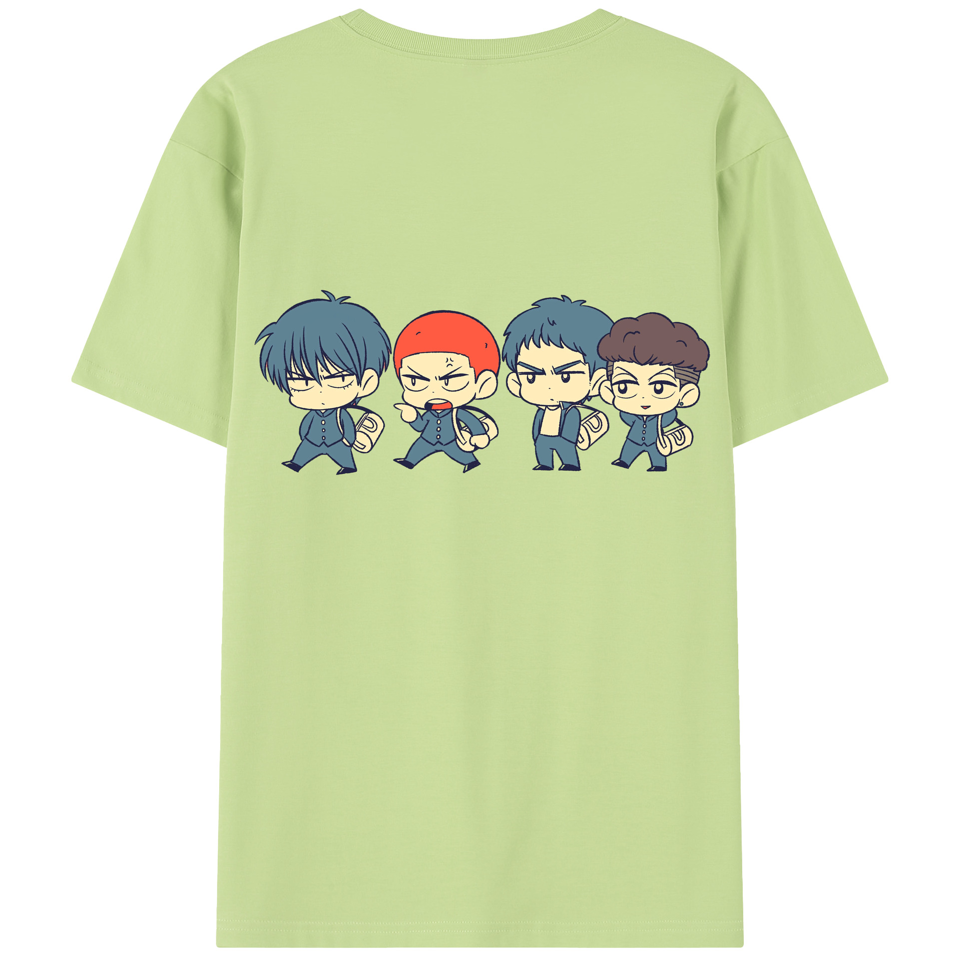 （画像用） SLAM DUNK／スラムダンク 綿100％半袖Tシャツ（背面プリント）